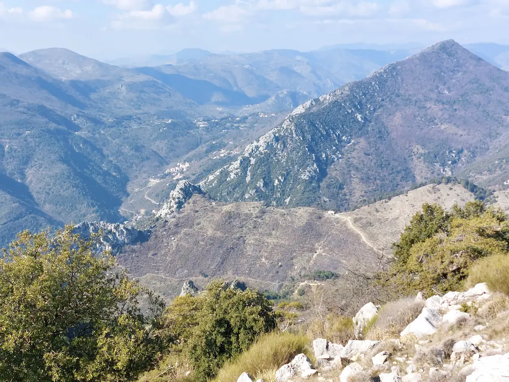Vue des sommets du Parc du Mercantour